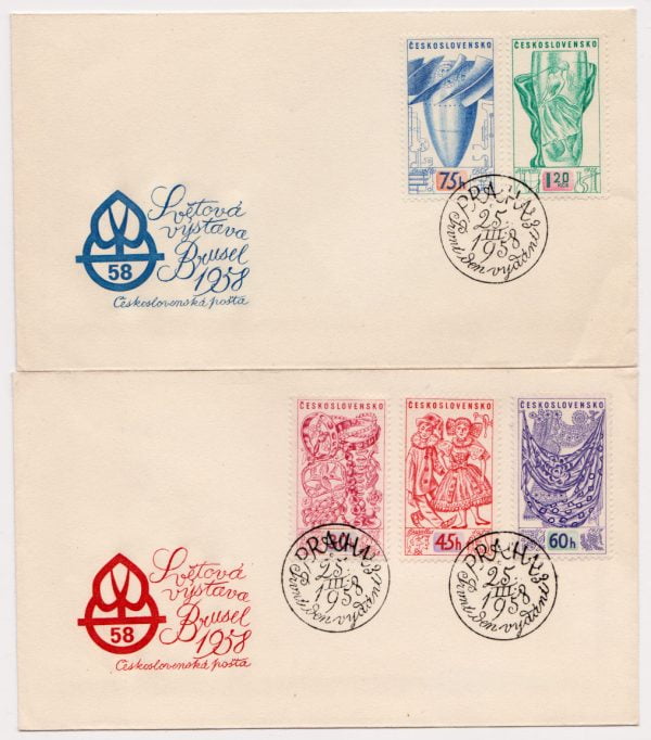 1958-Czechoslovakia-FDC