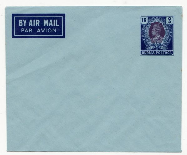 Burma 1938 1r Air Letter