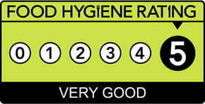 Carlisle restaurant, Bars and Cafe’s with a 5 hygiene rating 2022